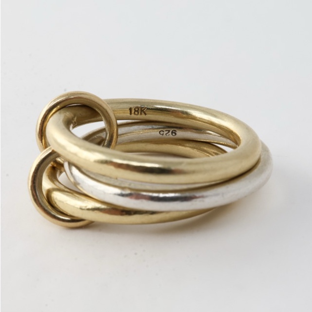 Spinelli Kilcollin Solid 18k and Silver Connecting Ring - Picture 6 of 8